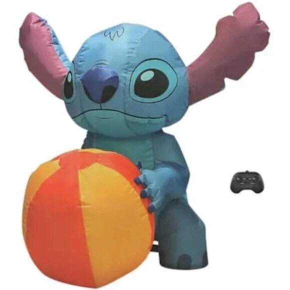 Disney Stitch RC Inflatable Pool Toy – Remote Control 2.4GHz Summer Fun - Picture 1 of 7